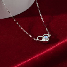 Love Shape Silver Chain