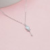 Heart Key Crystal Pendant Chain