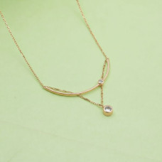 Golden Curve Spark Pendant