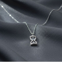 Silver Crystal Time Chain