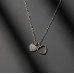 Twin Hearts Pendant Chain