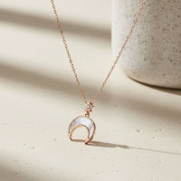 Moon & Star Charm Chain