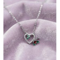 Emerald Butterfly Jewelry Set