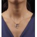 Emerald Heart Leaf Pendant Necklace
