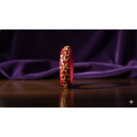 Veloria Crimson Gold Ring