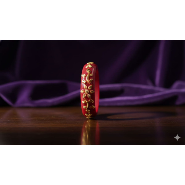 Veloria Crimson Gold Ring