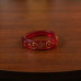 Royal Red Scroll Resin Band