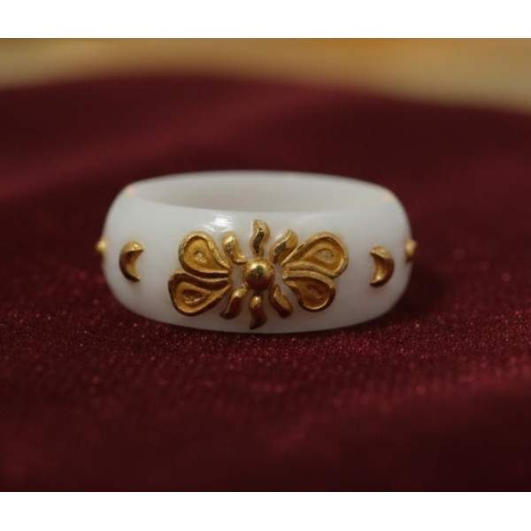 Midnight Ember Heritage Ring