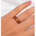 Scarlet Gold Croc Kada