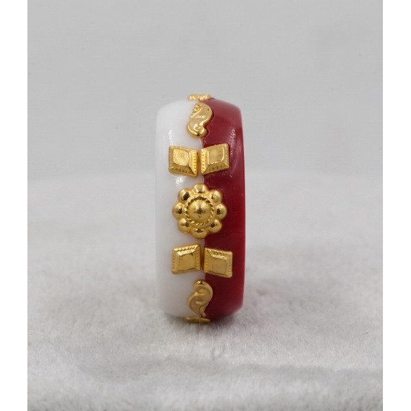 Aurora Crimson Charm Ring
