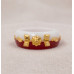 Aurora Crimson Charm Ring