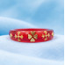 Scarlet Petal Gold Ring