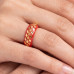 Emerald Heart Motif Ring