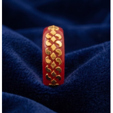 Emerald Heart Motif Ring