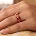 Crimson Clover Luxe Ring