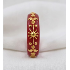Ruby Blossom Artisan Ring
