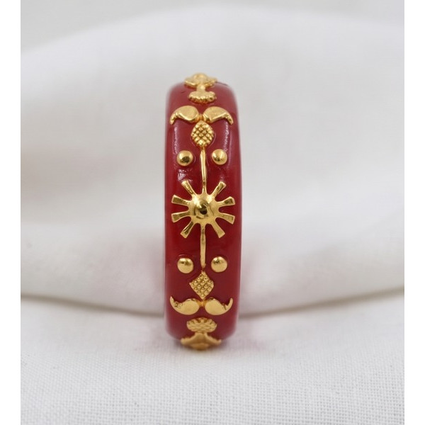 Ruby Blossom Artisan Ring