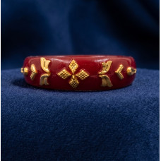Regal Enamel Heart Ring