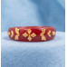 Regal Enamel Heart Ring