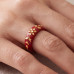 Ruby Floral Majesty Band