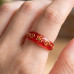 Scarlet Bloom Treasure Ring