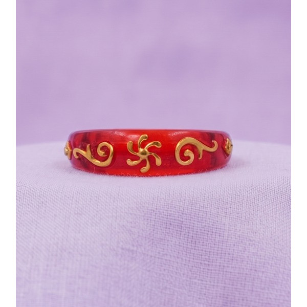 Scarlet Bloom Treasure Ring