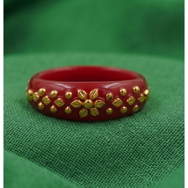 Crimson Blossom Designer Ring