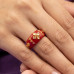 Scarlet Luxe Fusion Ring