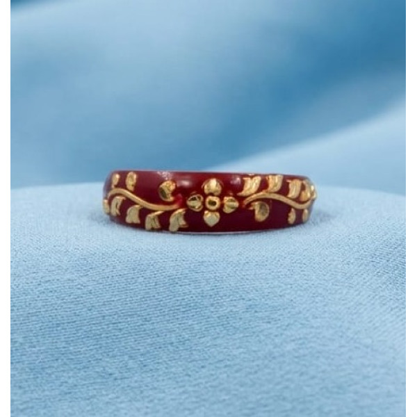 Scarlet Garden Charm Ring