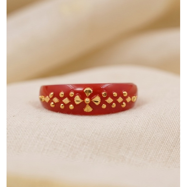 Golden Firebird Auspicious Ring