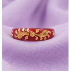 Scarlet Harmony Gold Band Ring