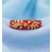 Scarlet Harmony Gold Band Ring