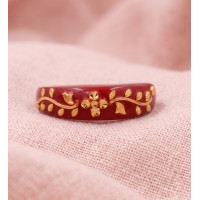 Imperial Red Charm Ring
