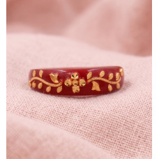 Imperial Red Charm Ring