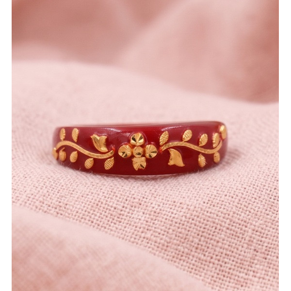 Imperial Red Charm Ring