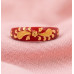 Crimson Fortune Pattern Ring