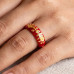 Crimson Petal Luxe Ring