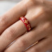 Royal Mosaic Ruby Ring
