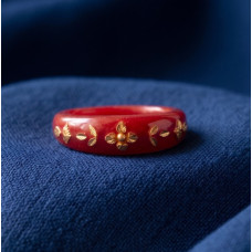 Golden Fleur Scarlet Band