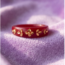 Regal Vermilion Treasure Ring