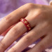 Regal Vermilion Treasure Ring
