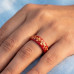 Crimson Blossom Ring