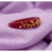 Ruby Blossom Gold Ring