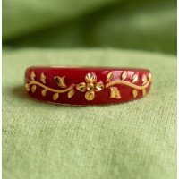 Golden Petal Designer Ring