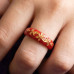 Regal Petal Gold Accent Ring