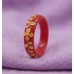 Ruby Blossom Floral Ring