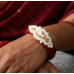 Royal Pearl Bloom Red Bracelet