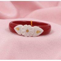 Scarlet Harmony Designer Bangle