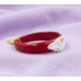 Ruby Elegance Gold Motif Kada