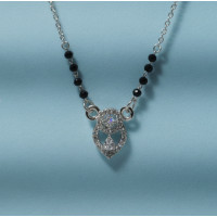 Teardrop Crystal Mangalsutra for Women